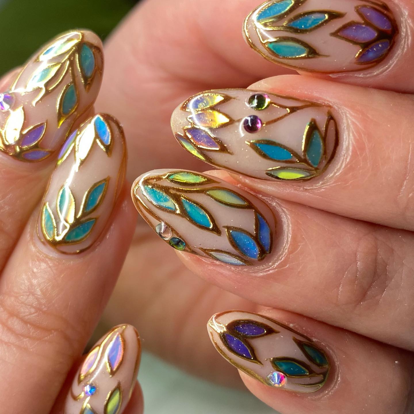 Glass nails design discount
